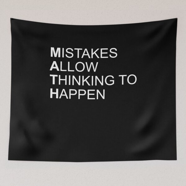 Item preview, MATH MISTAKES ALLOW THINKING TO HAPPEN MATH designed and sold by Montrepeneuer.