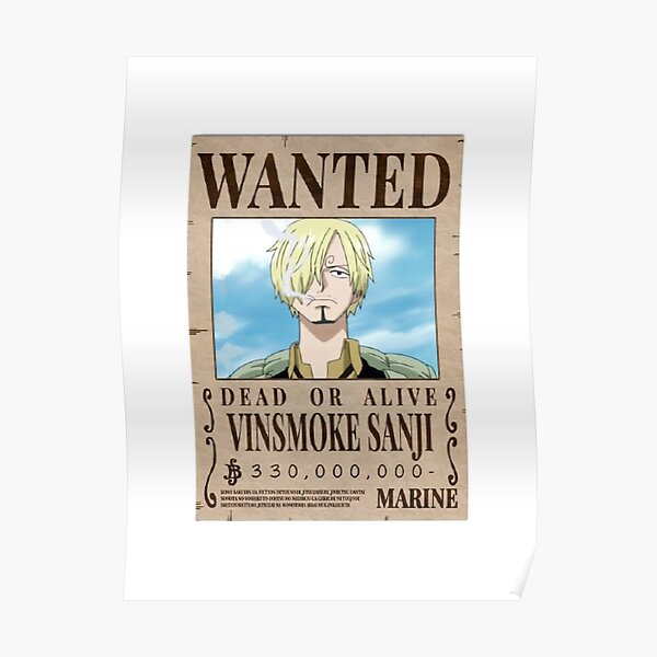 Sanji Wanted Posters Redbubble