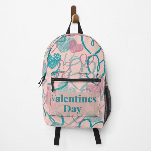 Item preview, Valentines Day - dirty pink and ocean green hearts designed and sold by GoodVibesOcean.