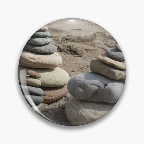 Item preview, A stack of pebbles on a beach designed and sold by S-and-W-4ever.