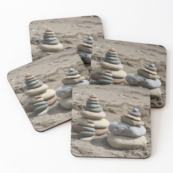Item preview, A stack of pebbles on a beach designed and sold by S-and-W-4ever.