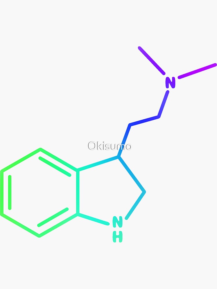 Dmt Molecule Sticker By Okisumo Redbubble