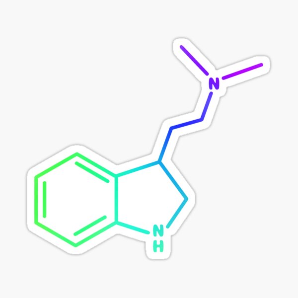 DMT molecule Sticker