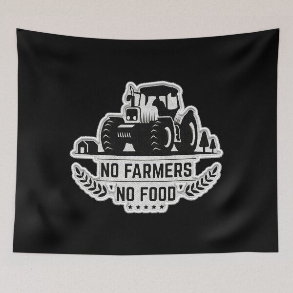 Item preview, No Farmers No Food Patch designed and sold by patcherie.