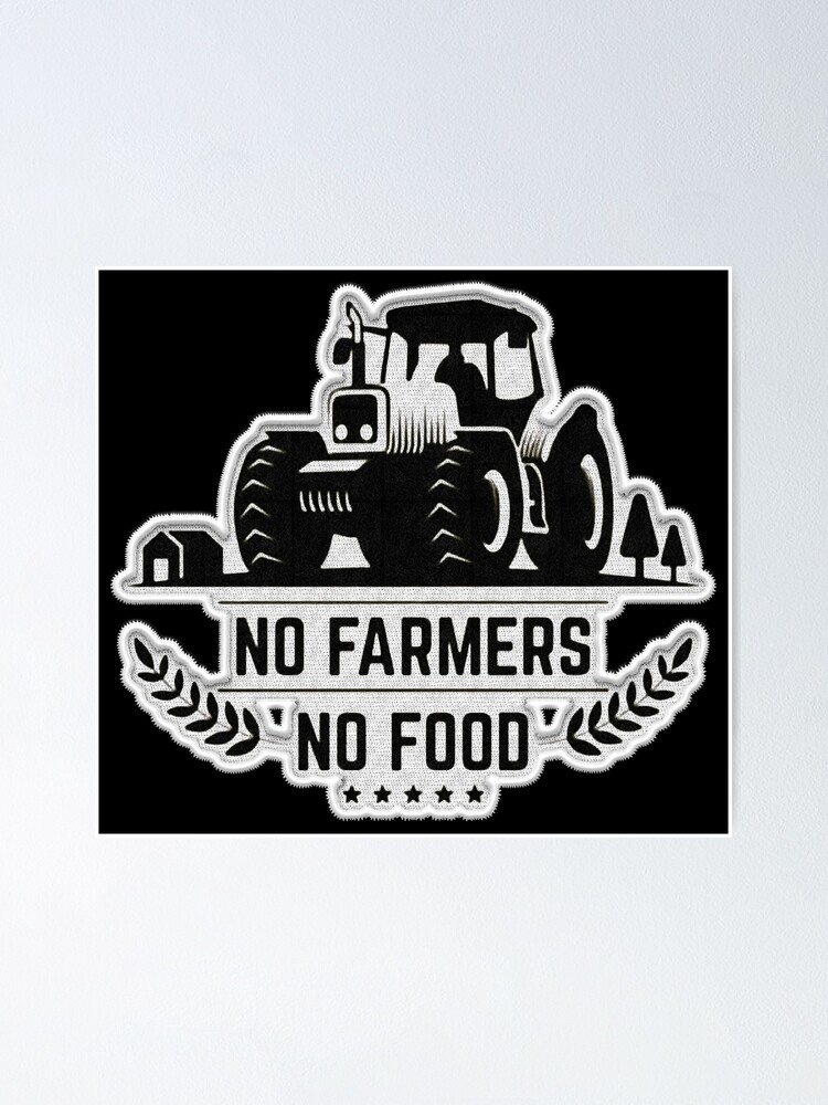 Sticker for Sale mit Keine Bauern, kein Essen von Hamed4U