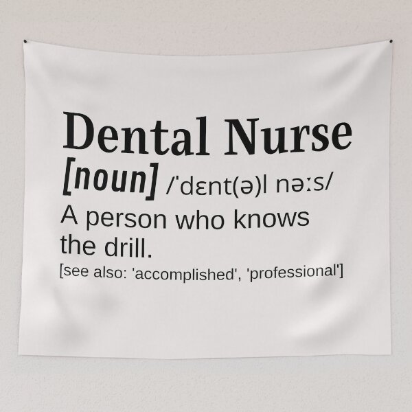 Item preview, Dental Nurse Hygienist Funny Dictionary Definition Knows the Drill  designed and sold by DefinitionX.