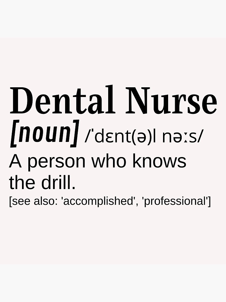 dental-nurse-hygienist-funny-dictionary-definition-knows-the-drill