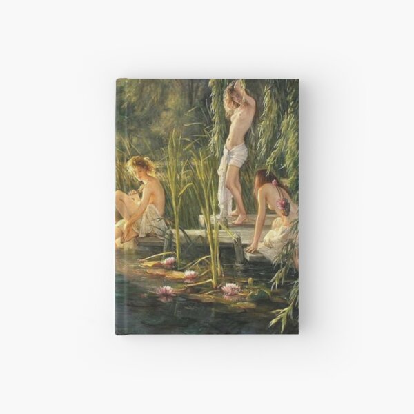 artist - Helene Beland #water #nature #outdoors #tree group river relaxation flower lake  Hardcover Journal