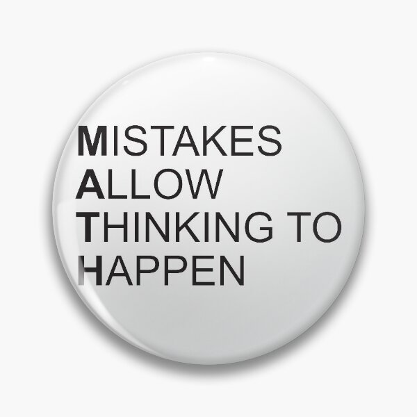 Item preview, MATH MISTAKES ALLOW THINKING TO HAPPEN MATH designed and sold by Montrepeneuer.