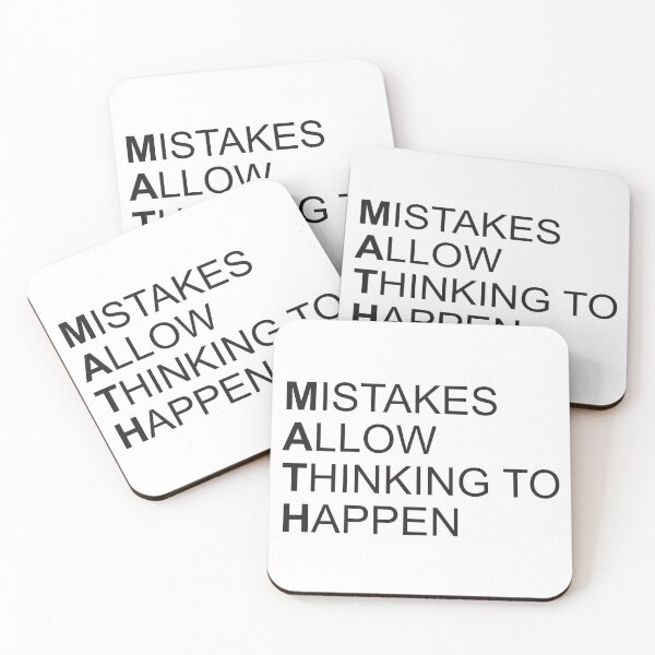 Item preview, MATH MISTAKES ALLOW THINKING TO HAPPEN MATH designed and sold by Montrepeneuer.