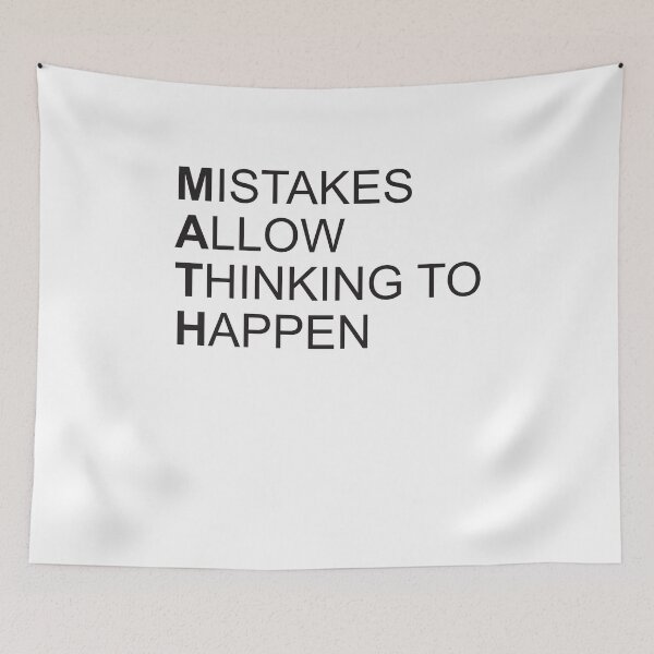 Item preview, MATH MISTAKES ALLOW THINKING TO HAPPEN MATH designed and sold by Montrepeneuer.