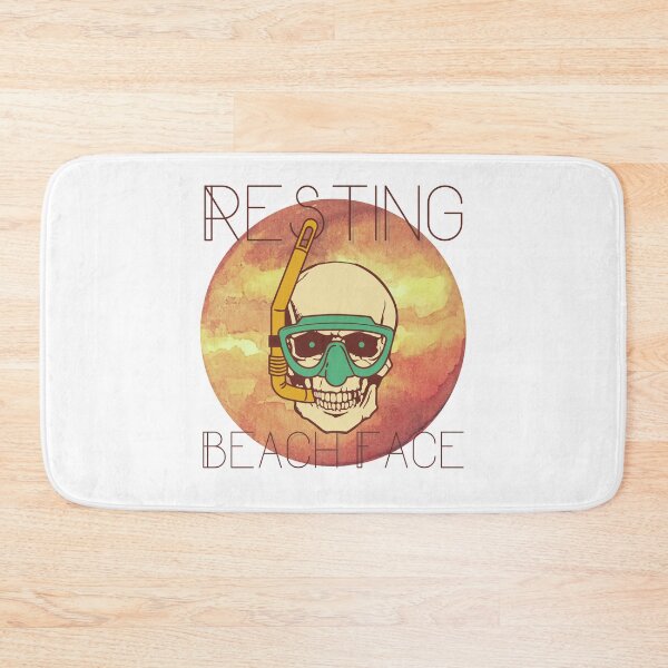 Item preview, Resting Beach Face - Snorkelling Skull designed and sold by DontKnowMuch.