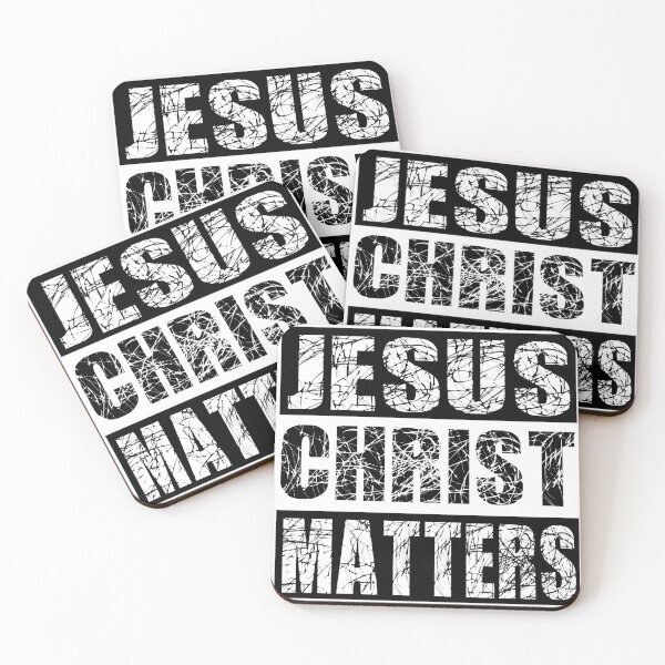 Item preview, Jesus Christ Matters Scratched Design designed and sold by suchfaith.