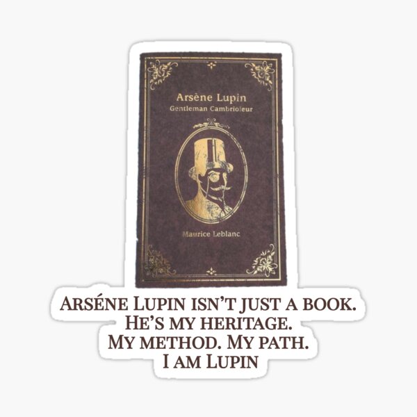 Arsène Lupin Citation Netflix Sticker
