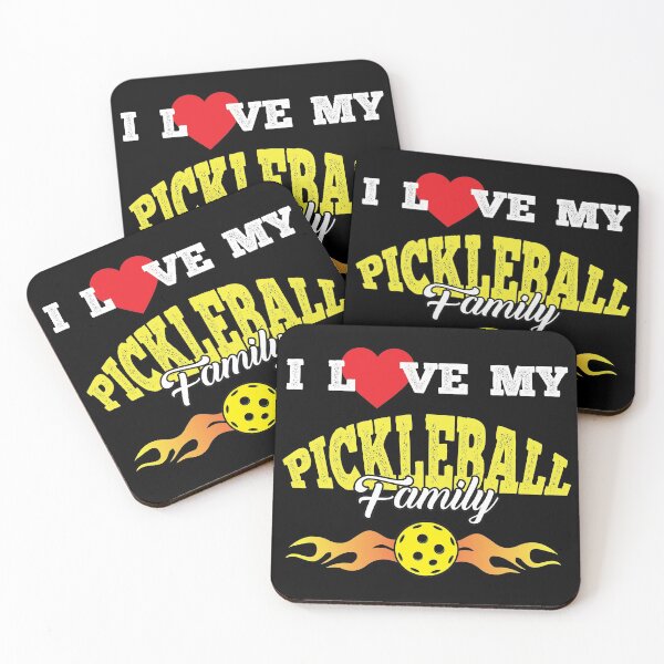 Item preview, I Love my Pickleball Family Gift for a Pickleball Player  designed and sold by Rzelemenz.