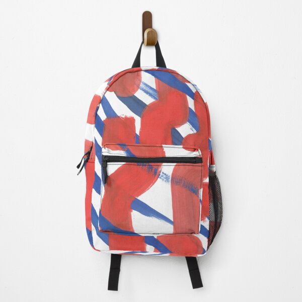 Item preview, Red Blue Abstract Pattern designed and sold by Ana Diac.