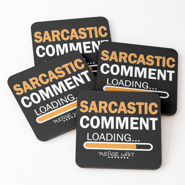 Item preview, sarcastic comment loading designed and sold by JKHart.