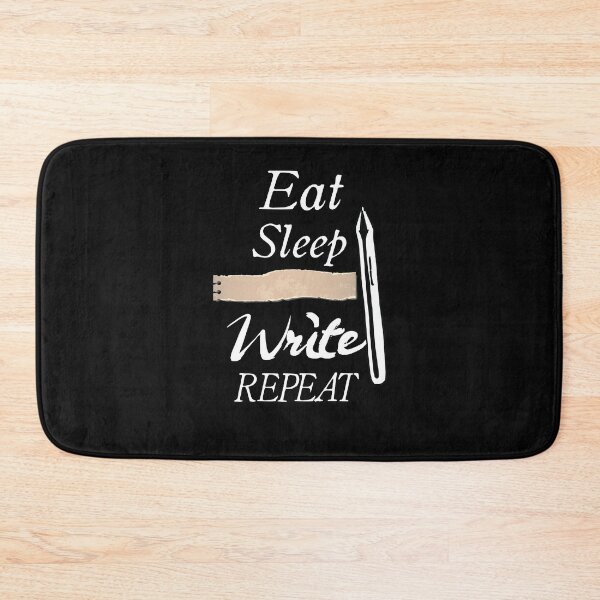 Item preview, Eat Sleep Write repeat  gifts for writers and authors designed and sold by LANANIL.