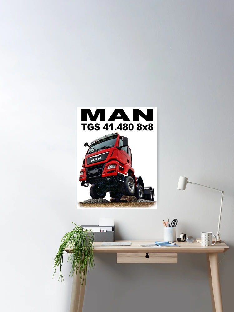 MAN TGS 41.480 8x8 - Trucknology Days Throw Pillow for Sale by