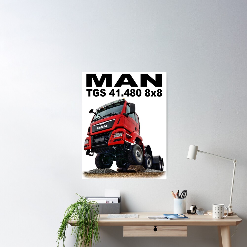 MAN TGS 41.480 8x8 - Trucknology Days Throw Pillow for Sale by