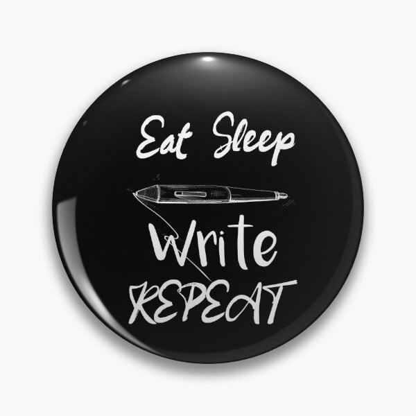 Item preview, Eat Sleep Write repeat gifts for writers and authors designed and sold by LANANIL.