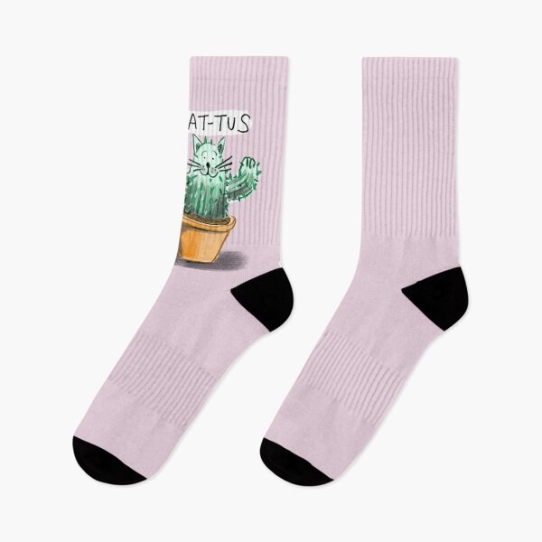 Item preview, Cat Cactus: daily doodle design designed and sold by Hannah's  Doodles.