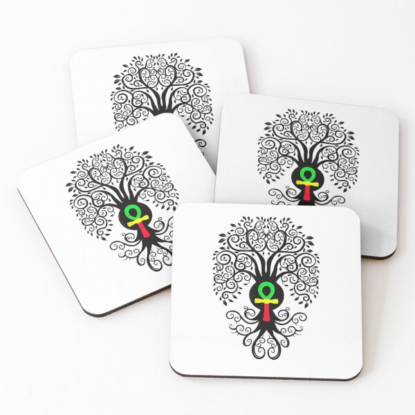 Item preview, Bodhi Tree With Rasta Ankh Yoga designed and sold by KatherineNj.