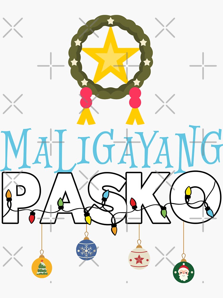 Maligayang Pasko Filipino Prides Poster By Filipinomerch Redbubble | My ...