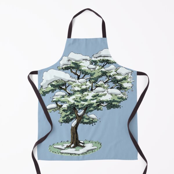Item preview, White and green winter tree without background designed and sold by CecyLL.