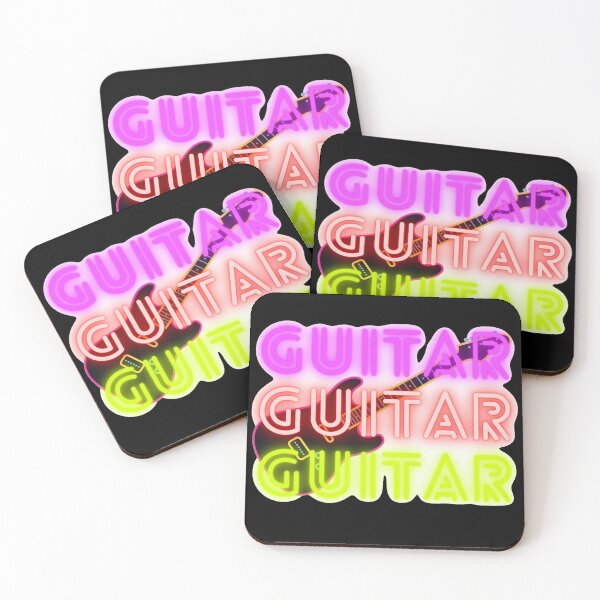 Item preview, Neon Guitar Playing  designed and sold by Sonatablue.