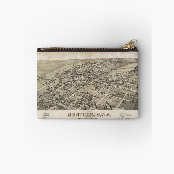 Item preview, Bird's Eye View of Monticello, Florida (1885) designed and sold by allhistory.