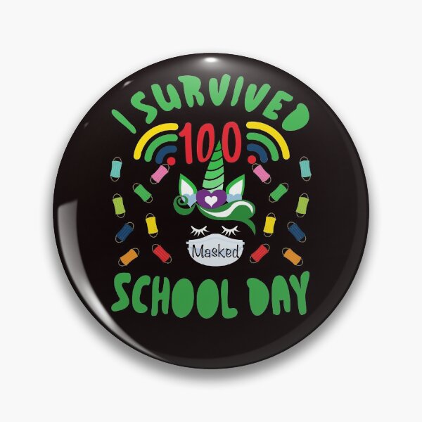 Item preview, i survived 100 masked school days designed and sold by OzyManDiaS90.