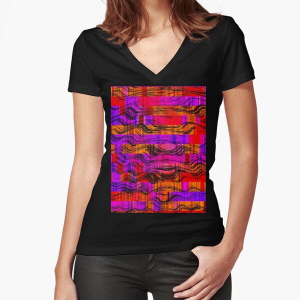 Fitted V-Neck T-Shirt