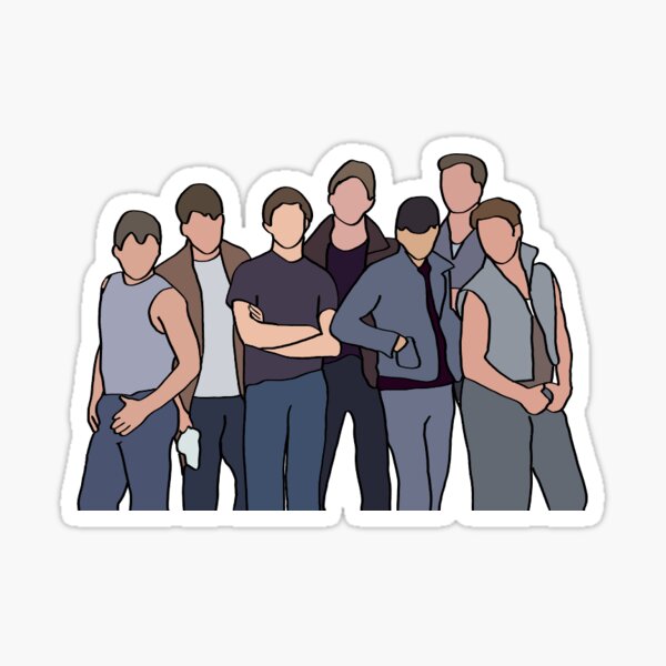 The Outsiders Stickers | Redbubble