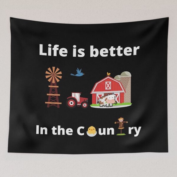 Item preview, Life Is Better In The country designed and sold by Johan Liebert.
