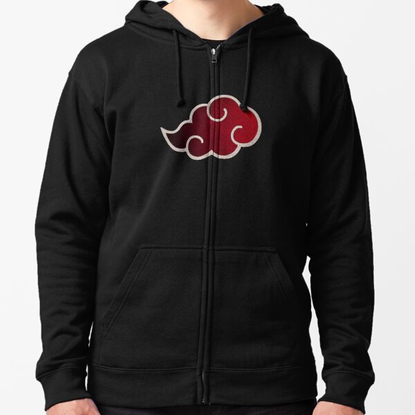 nuage rouge Veste zippée à capuche