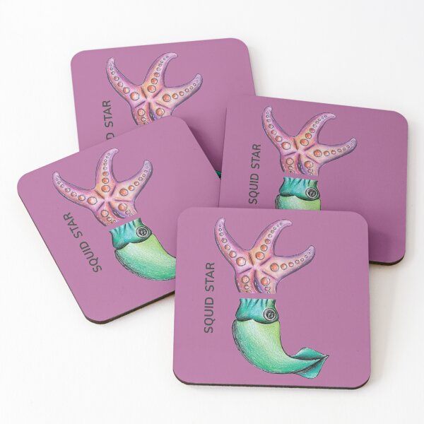 Item preview, SQUID STAR by FrankenDuo pearly purple designed and sold by FrankenDuo.