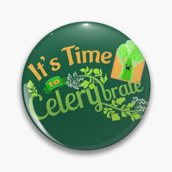 Item preview, It's Time to Celerybrate - Punny Garden designed and sold by PunnyGarden.