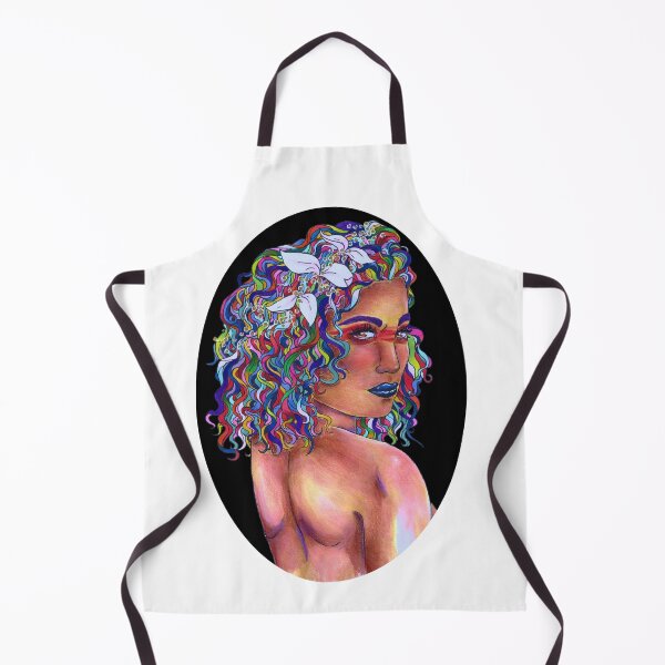 Item preview, The Rainbow Girl with White Flowers designed and sold by AvalonUnmuzzled.