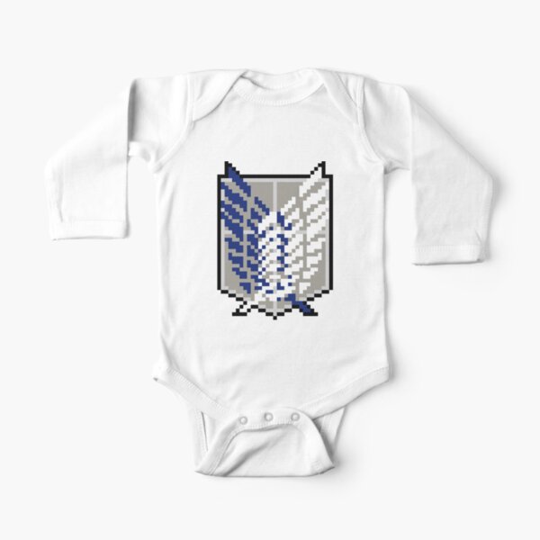 Shingeki No Kyojin Long Sleeve Baby One Piece Redbubble