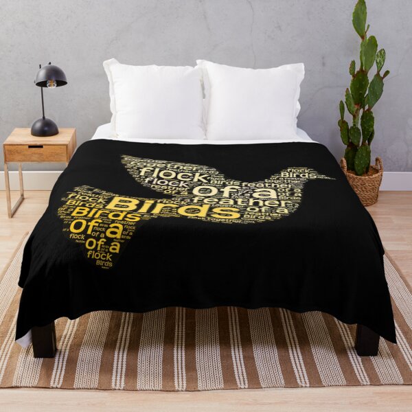 Item preview, Birds of a feather flock together, word art designed and sold by ichourshop.