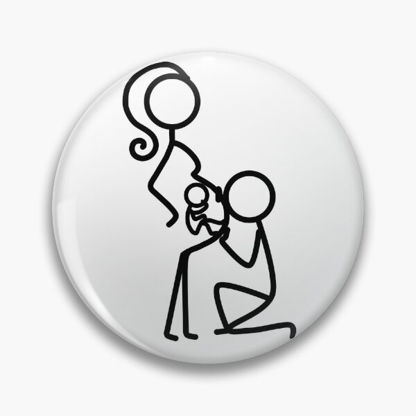Artikelvorschau, Stickman / Schwangerschaft, Familie entworfen und verkauft von LotusCreations.
