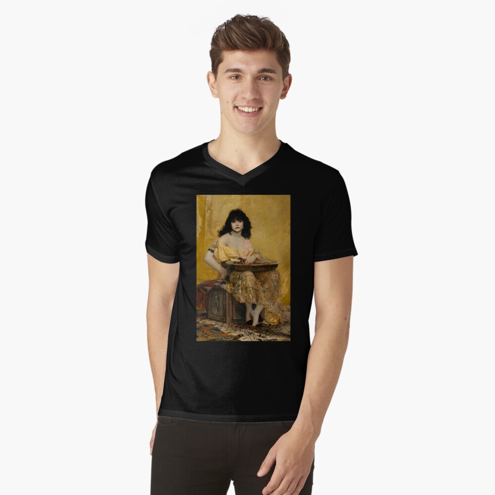 Aperçu de l'œuvre T-shirt col V créée et vendue par RoyalNadja.