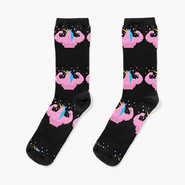 Sublimated Gymnastics Socks-Unicorn
