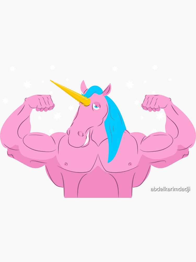 Unicorn Weightlifting . Fitness Gym Deadlift Rainbow Gifts Party Men Women  Essential . Sticker for Sale by lyalldpkonef