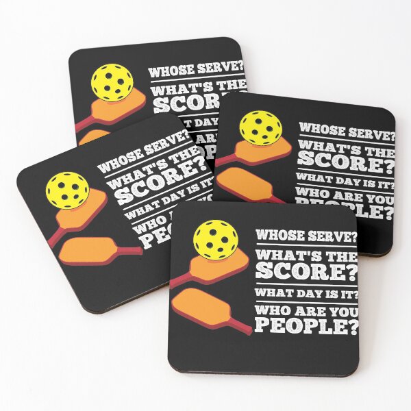 Item preview, Who Serves What the Score Pickleball Player Gift Pickleball  designed and sold by Rzelemenz.