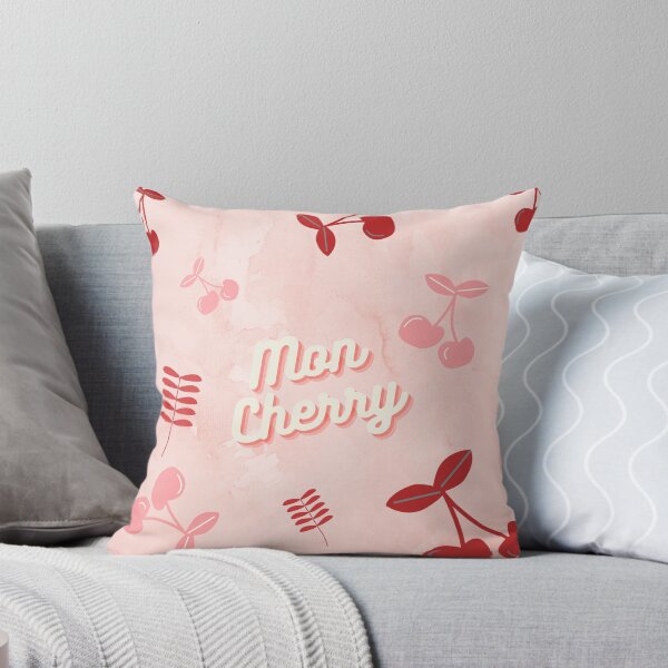 Item preview, Patrón de cereza roja y rosa designed and sold by DesignByCris.