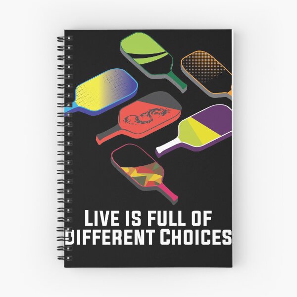 Item preview, Live is full of Different Choices Funny  Pickleball Player   designed and sold by Rzelemenz.