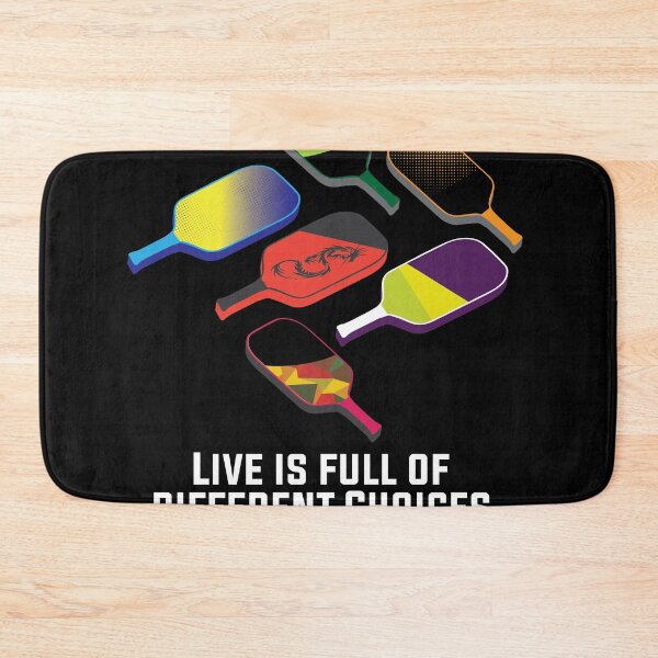 Item preview, Live is full of Different Choices Funny  Pickleball Player   designed and sold by Rzelemenz.