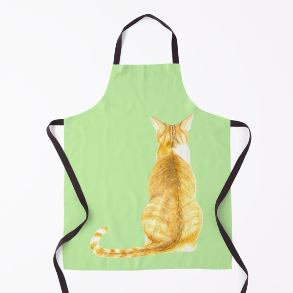 Item preview, Ginger Cat watercolor painting designed and sold by Antigone Damigou.